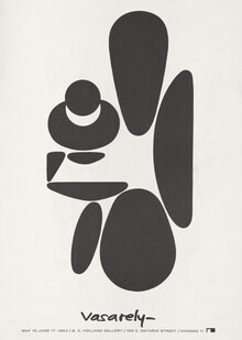 Art Classics, Victor Vasarely Exhibition Poster, 1964