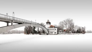 Photo art by Ronny Behnert: winter panorama view of the Island of Youth in Berlin