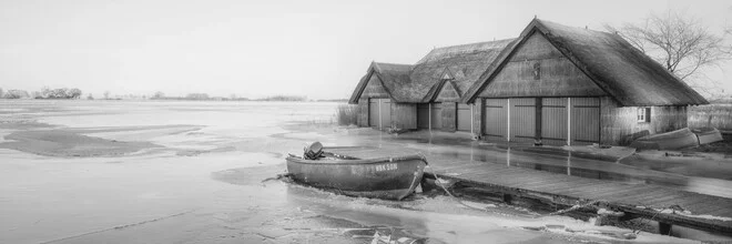 Photo art by Dennis Wehrmann: panorama of the inland lake in Hohwachterbucht