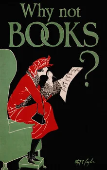 Wall art featuring a nostalgic book theme inviting reading.
