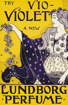 Wall art by Vintage Collection: stylish illustration of a perfume