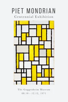 Piet Mondrian – Centennial Exhibition - Fineart photography by Art Classics
