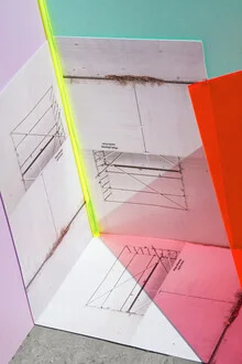 Abstract photo art by Virginia Garfunkel: vibrant colors and geometric shapes