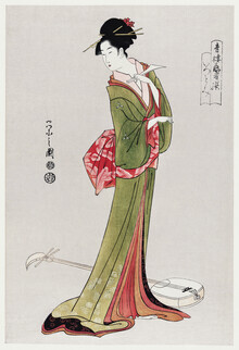 Japanese Vintage Art, Itsutomi by Eishi Hosoda