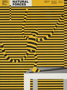 Wall art featuring a stylized retro design depicting national forces