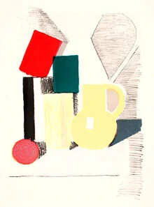 Wall art by Art Classics: abstract arrangement of shapes and colors