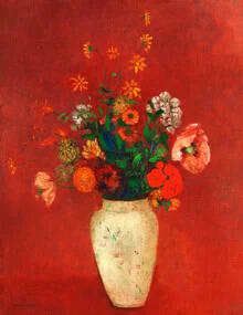 Wall art by Art Classics: bouquet in a Chinese vase