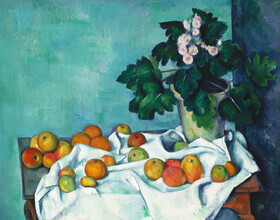 Art Classics, Paul Cézanne: Still Life with Apples and a Pot of Primroses