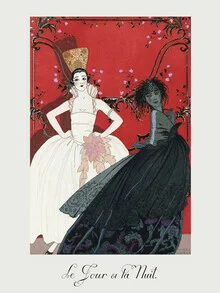 Illustration by Art Classics: a harmonious depiction of day and night.