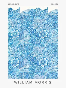 Illustration von William Morris: Ausstellungsplakat im Vintage-Stil