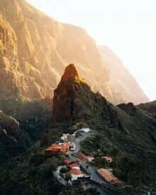 Fotokunst von André Alexander: malerische Berglandschaft bei Masca in Spanien