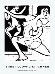Dancer Practicing (by Ernst Ludwig Kirchner - Fineart photography by Art Classics