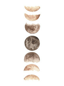 Christina Wolff, Phases of the Moon Art Print (Deutschland, Europa)