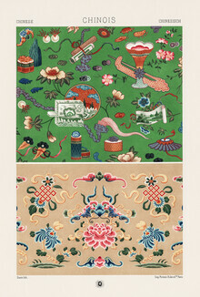 Vintage Nature Graphics, Chinesische Ornamente (China, Asien)