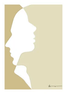 Wall art: stylish silhouettes of women in yoga poses, modern and minimalistic