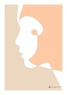 Illustration by Shankar Ramakrishnan: stylized women's silhouette in yoga poses