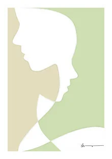 Illustration by Shankar Ramakrishnan: stylized silhouettes in yoga poses