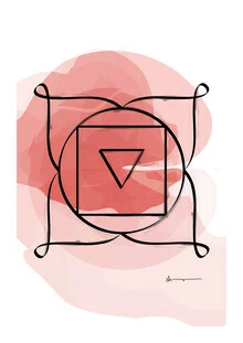 Illustration by Shankar Ramakrishnan: symbolic chakra design in calm colors.