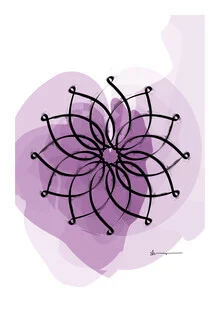 Illustration by Shankar Ramakrishnan: stylized representation of the crown chakra.