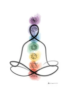 Illustration by Shankar Ramakrishnan: minimalistic yoga silhouette design