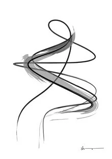 Illustration by Shankar Ramakrishnan: abstract spiral strokes in soft colors