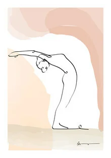 Illustration by Shankar Ramakrishnan: person in Raised Arms pose