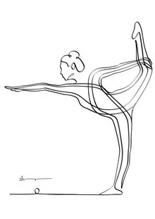 Illustration by Shankar Ramakrishnan: abstract representation of dance
