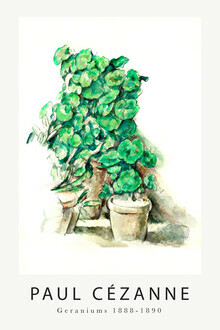Art Classics, Geraniums by Paul Cézanne