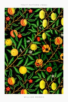 Fruit Pattern 1862 by William Morris - Fineart photography by Art Classics