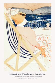 Art Classics, La Passagère Du 54 by Henri Toulouse-Lautrec
