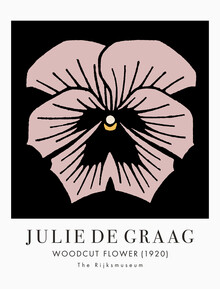 Art Classics, Woodcut Flower by Julie de Graag