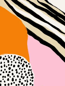 Colorful wall art featuring dots that capture the vibrancy of life.