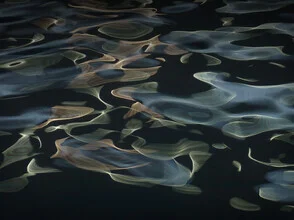 Abstract photo art by Lena Weisbek: flowing water surface with reflections