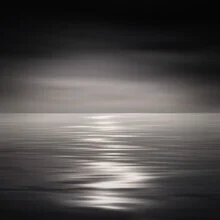 Photo art by Lena Weisbek: flowing light over a calm sea.