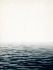 Photo art by Lena Weisbek: a calm, misty seascape