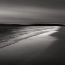 Photo art by Lena Weisbek: calming beach mood at night