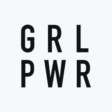 Typo Art, Girl Power I (Germany, Europe)