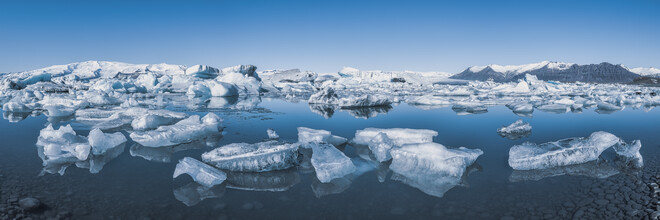 Jean Claude Castor, Jokulsarlon Gletscherlagune Panorama (Island, Europa)