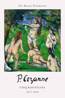 Art Classics, Paul Cézanne: Fünf Badende (Cinq baigneuses), 1877–1878 (Deutschland, Europa)