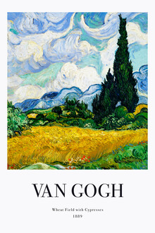 Art Classics, Vincent van Gogh: Wheat Field with Cypresses (exhibition poster )