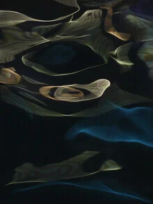 Photo art by Lena Weisbek: waves in water with gentle light patterns