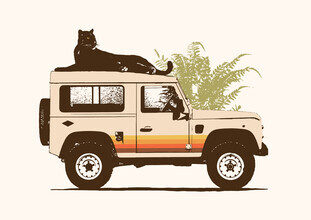 Florent Bodart, Black panther on a car (Germany, Europe)