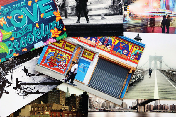 Postcard set New York