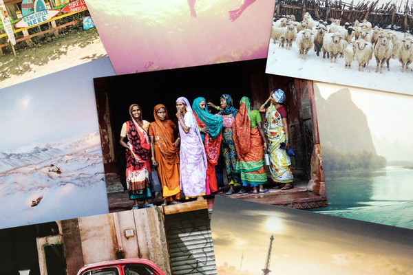 Jeu de cartes postales In 8 Bildern um die Welt Part II