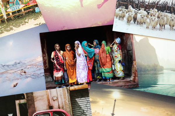 Postcard set In 8 Bildern um die Welt Part II
