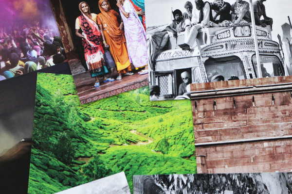 Postcard set Indien