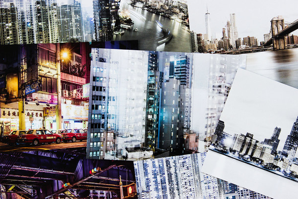 Ansichtkaartenset City Scapes van Roman Becker